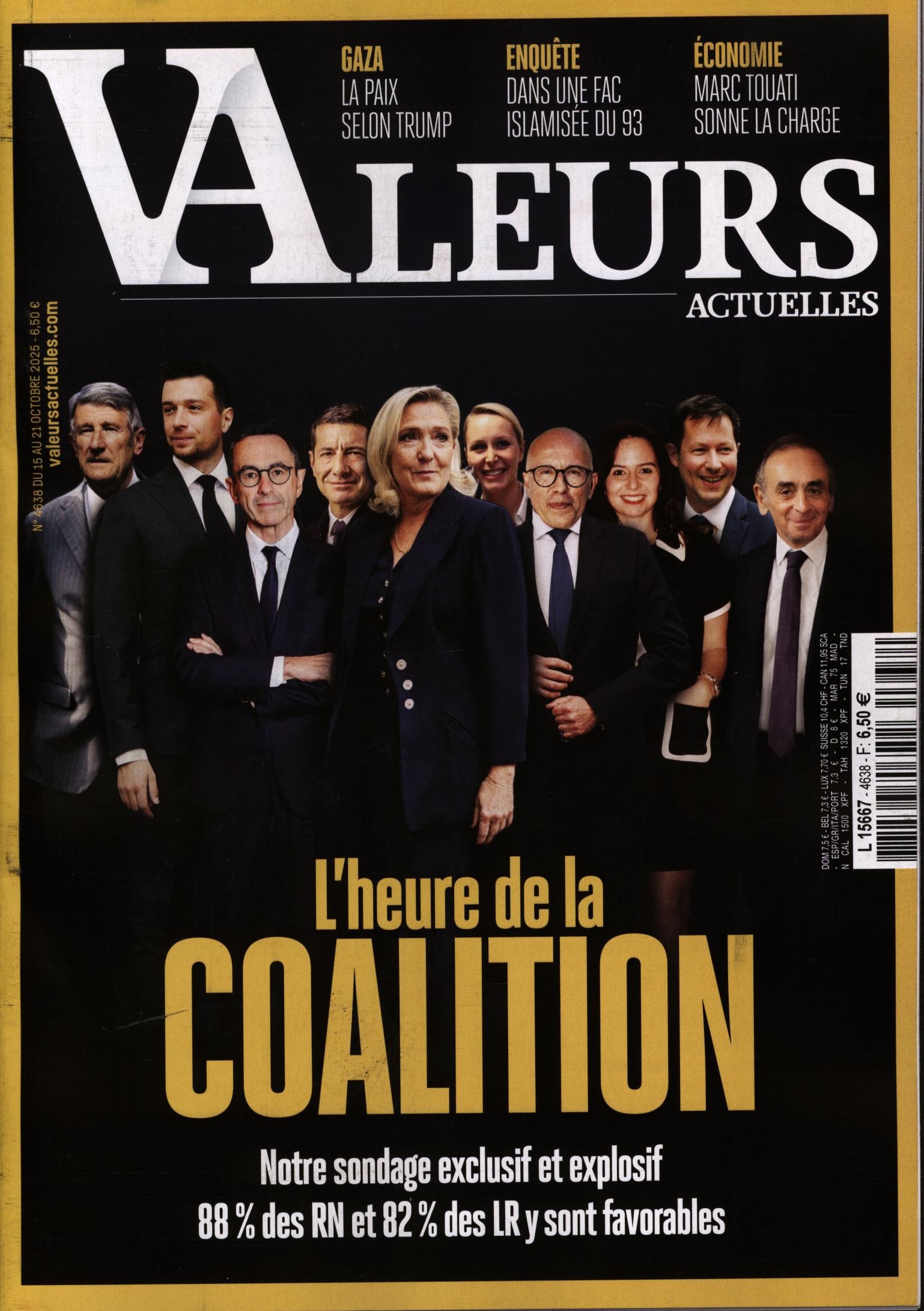 VALEURS ACTUELLES 4638/2025 VALEURS ACTUELLES 4638/2025