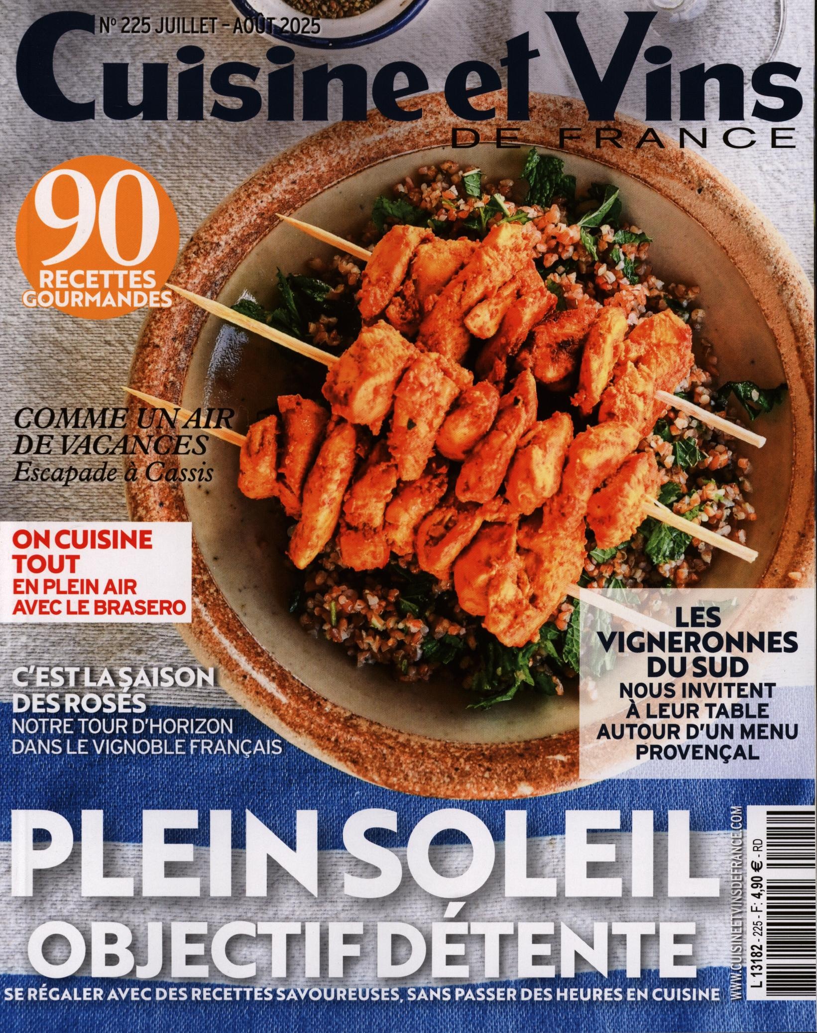 Cuisine et Vins DE FRANCE 225/2025