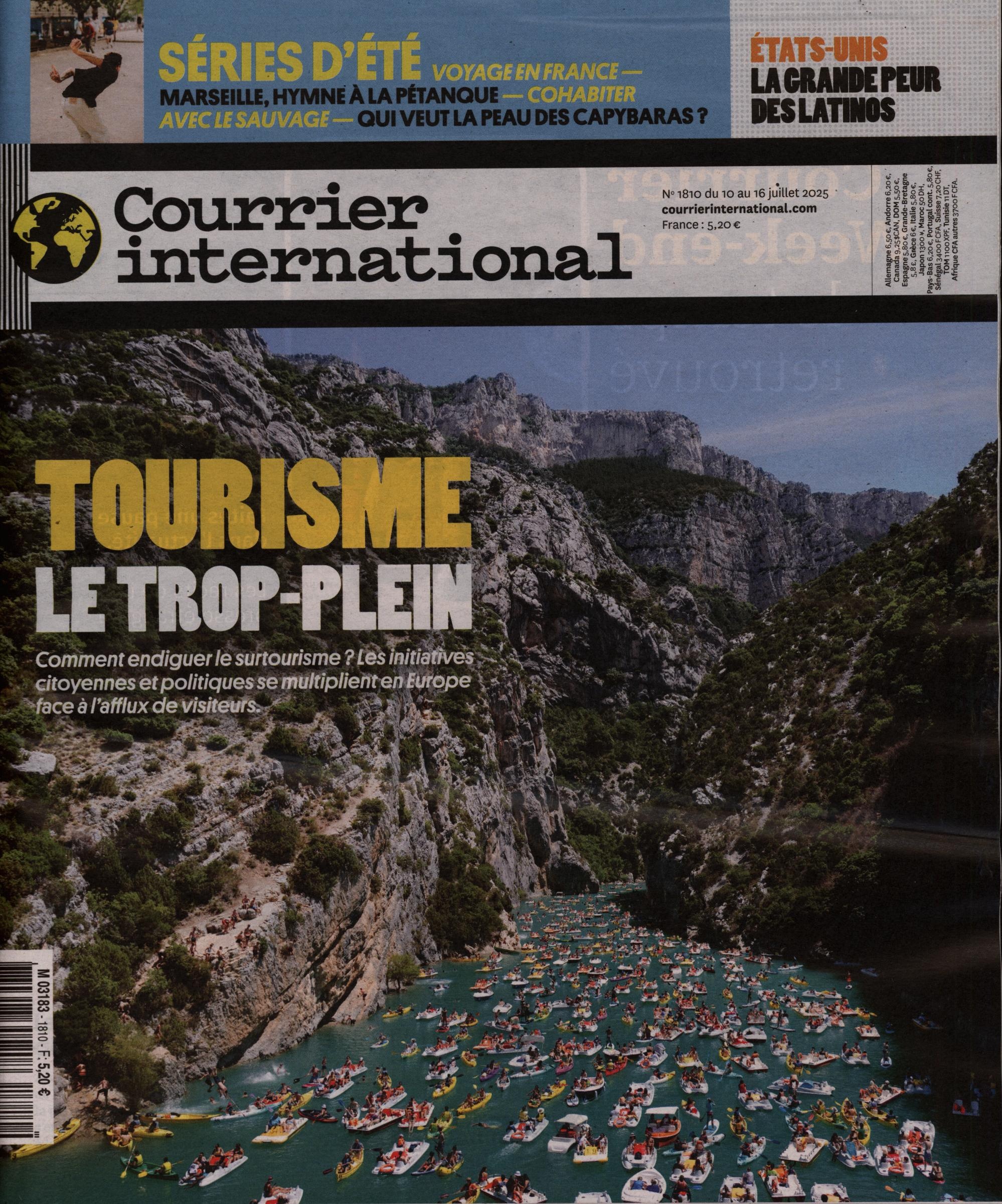 Courrier international 1810/2025