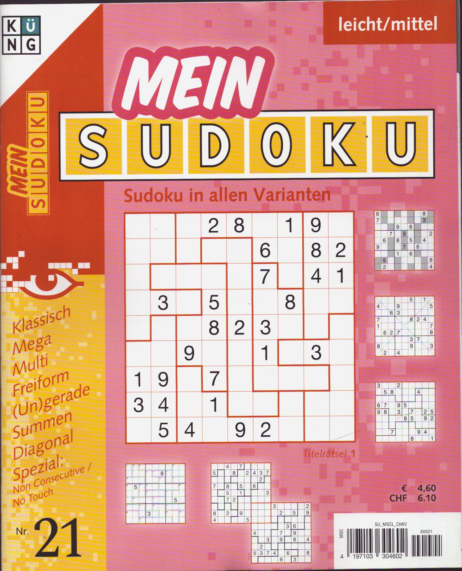 Mein Sudoku 21/2026
