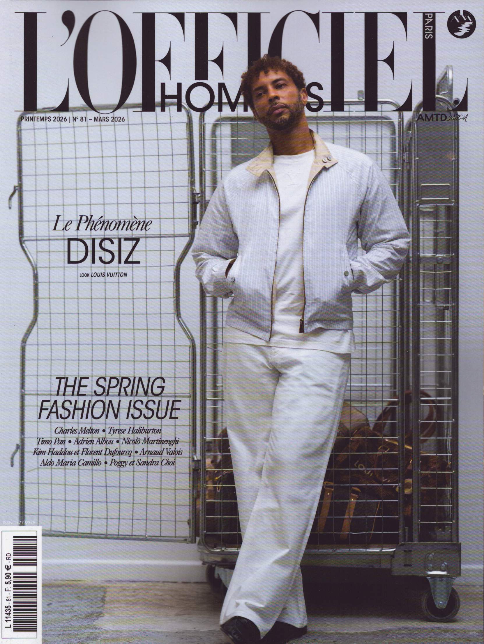 L'OFFICIEL HOMMES 81/2026 Cover 2