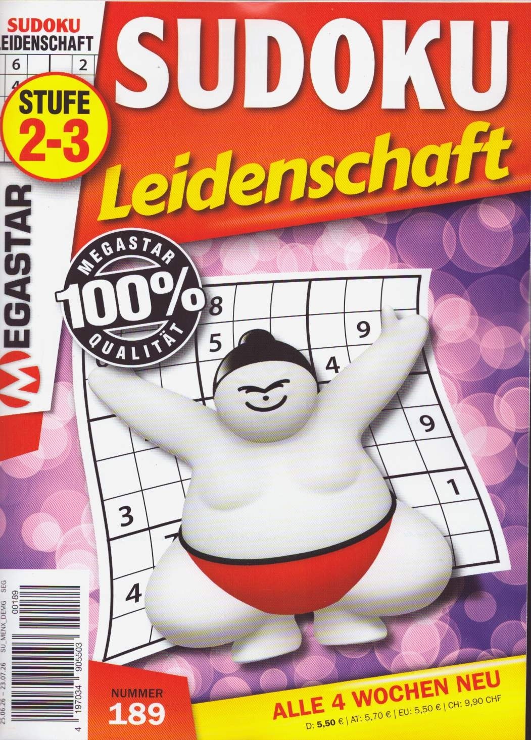 Sudoku Leidenschaft 189/2026