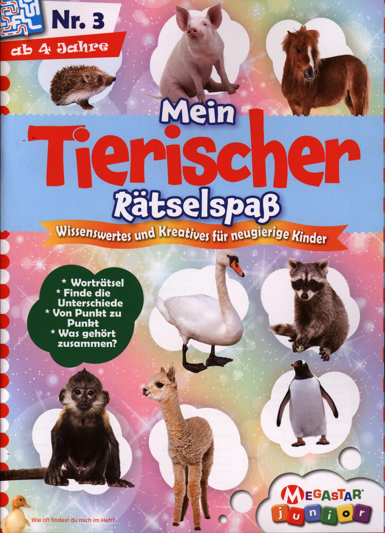 Mein tierischer Rätselspaß 3/2025