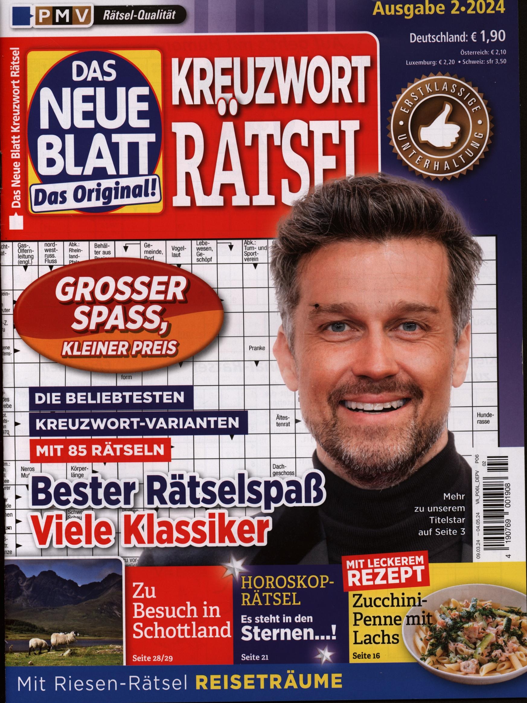 Das neue Blatt Rätsel 2/2024