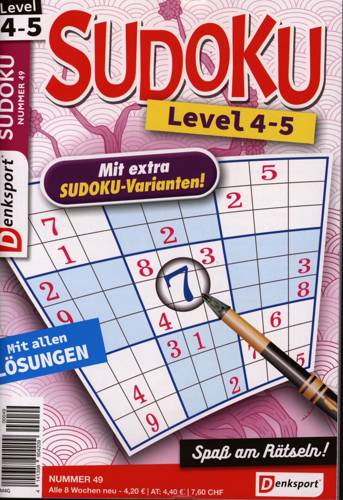 Denksport Sudoku Level 4-5 49/2025