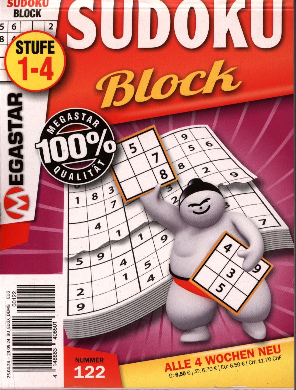 Megastar Sudoku Block 122/2024