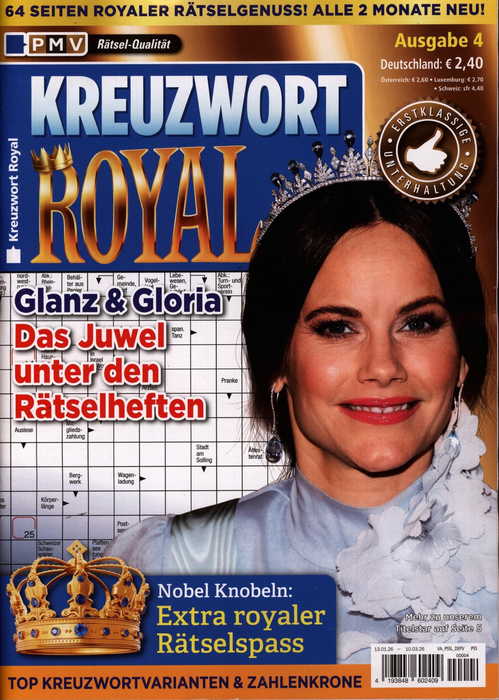 Kreuzwort Royal 4/2026