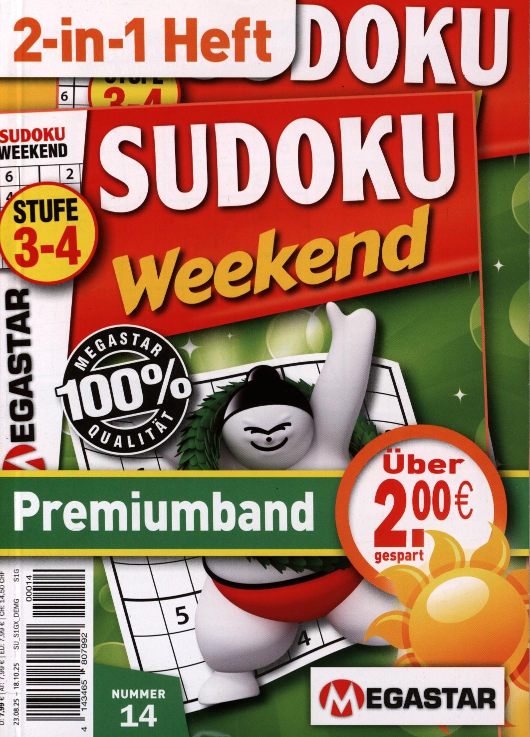 Sudoku Weekend Premiumband 14/2025