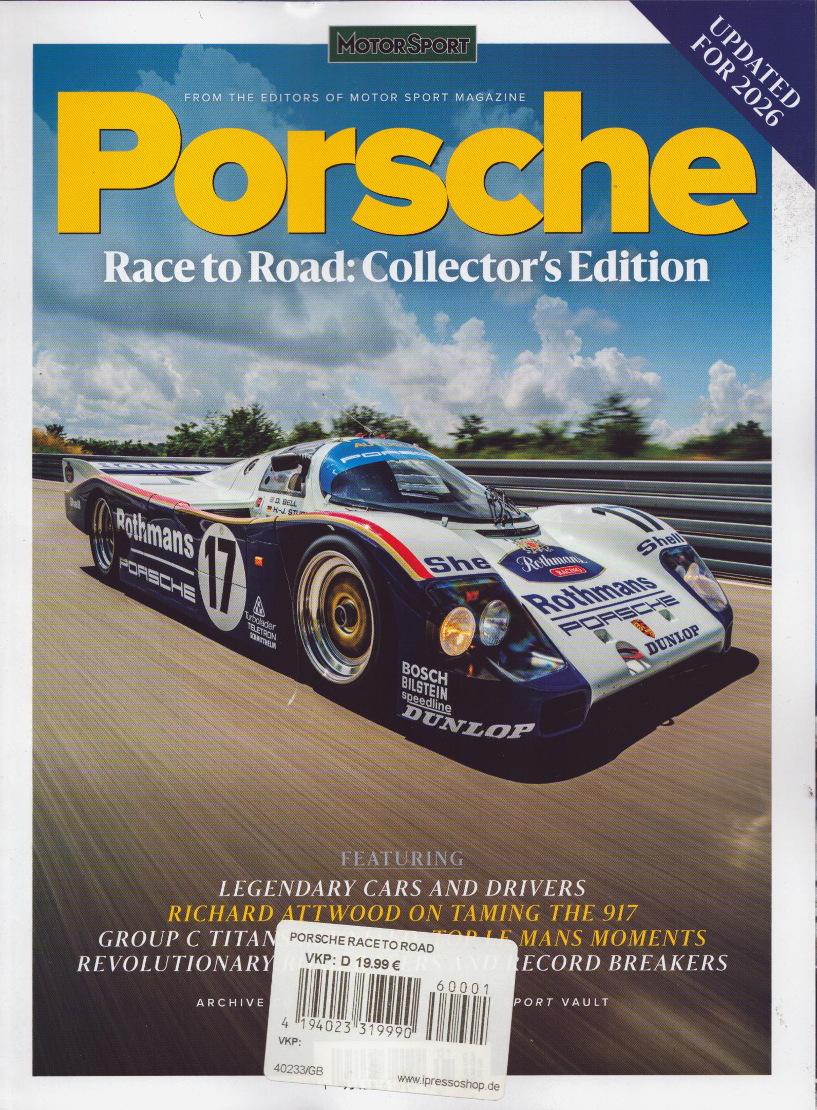 PORSCHE RACE TO ROAD      1/2026