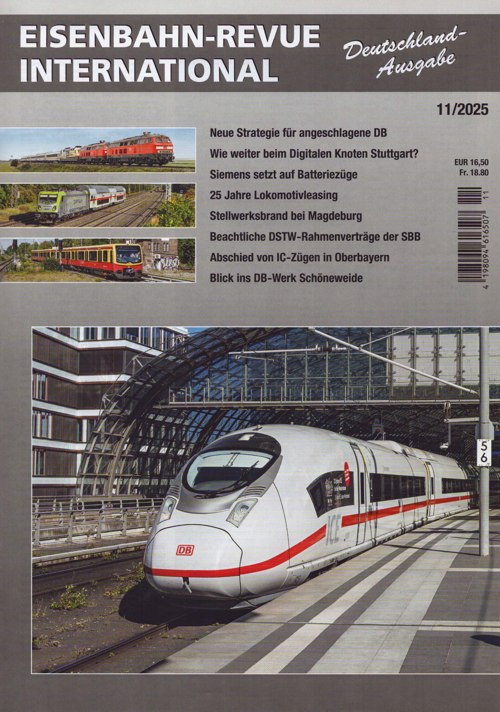 Eisenbahn-Revue International 11/2025