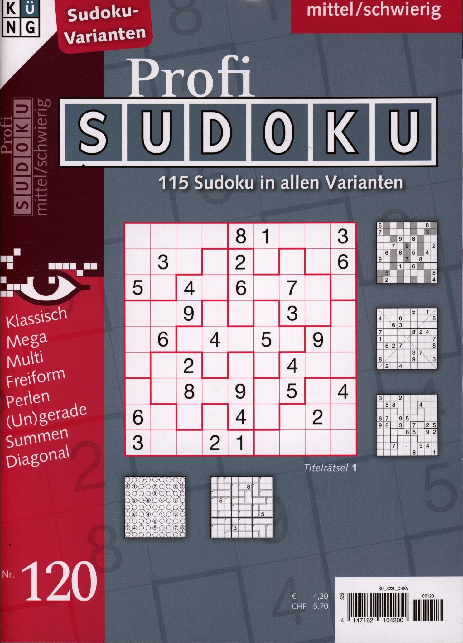 Profi Sudoku 120/2024