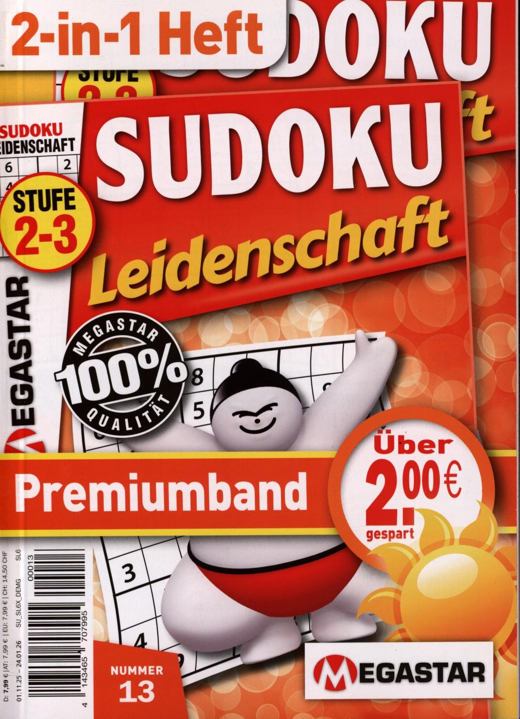 Sudoku Leidenschaft Premiumb. 13/2025 Sudoku Leidenschaft Premiumb. 13/2025