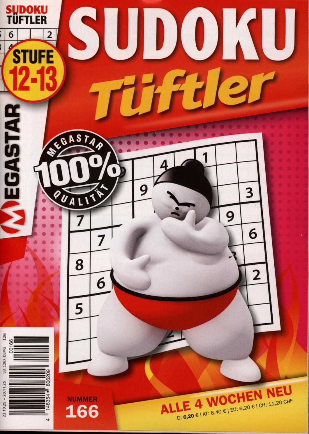 Sudoku Tüftler 166/2025