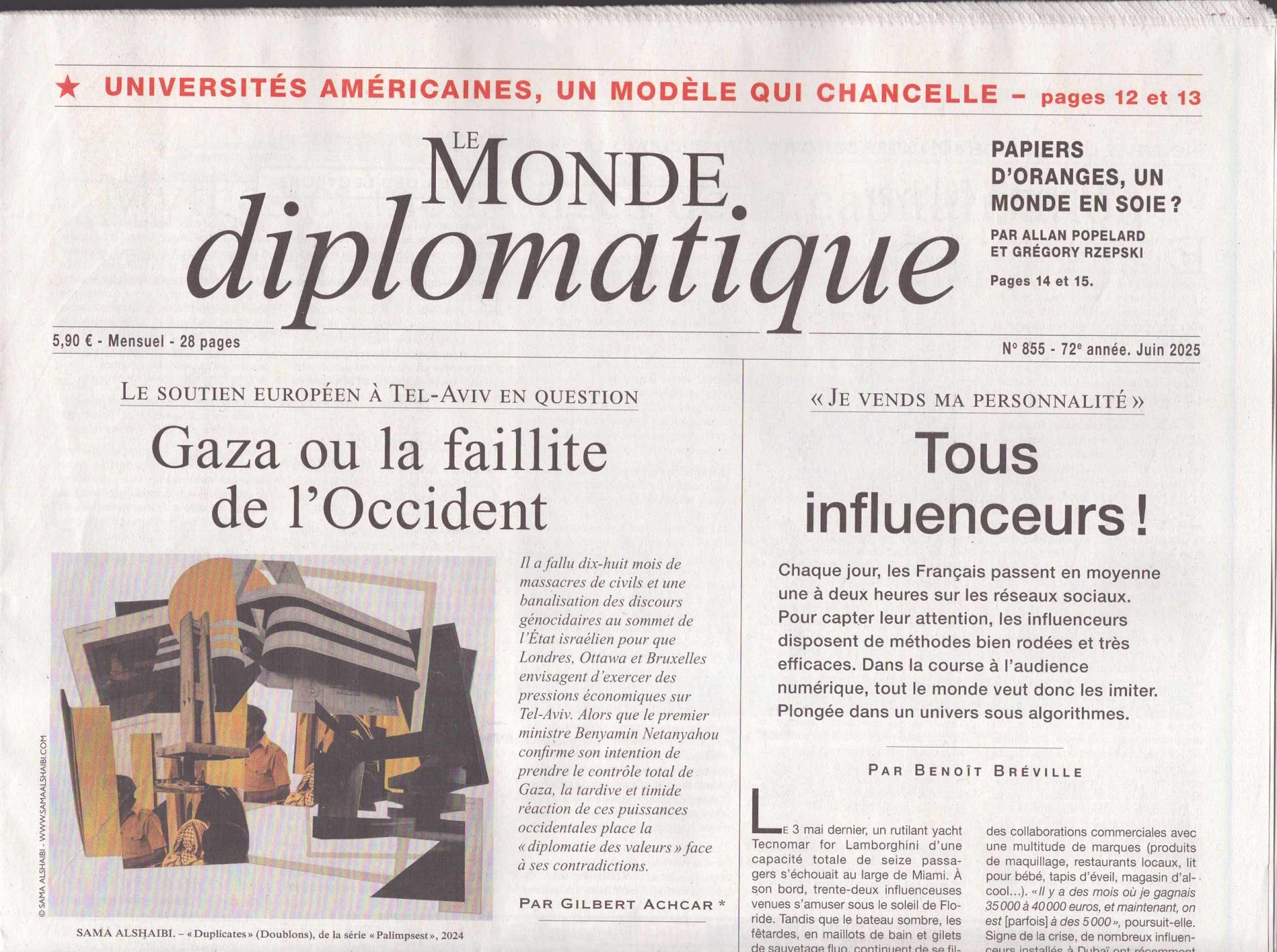 LE MONDE diplomatique 855/2025