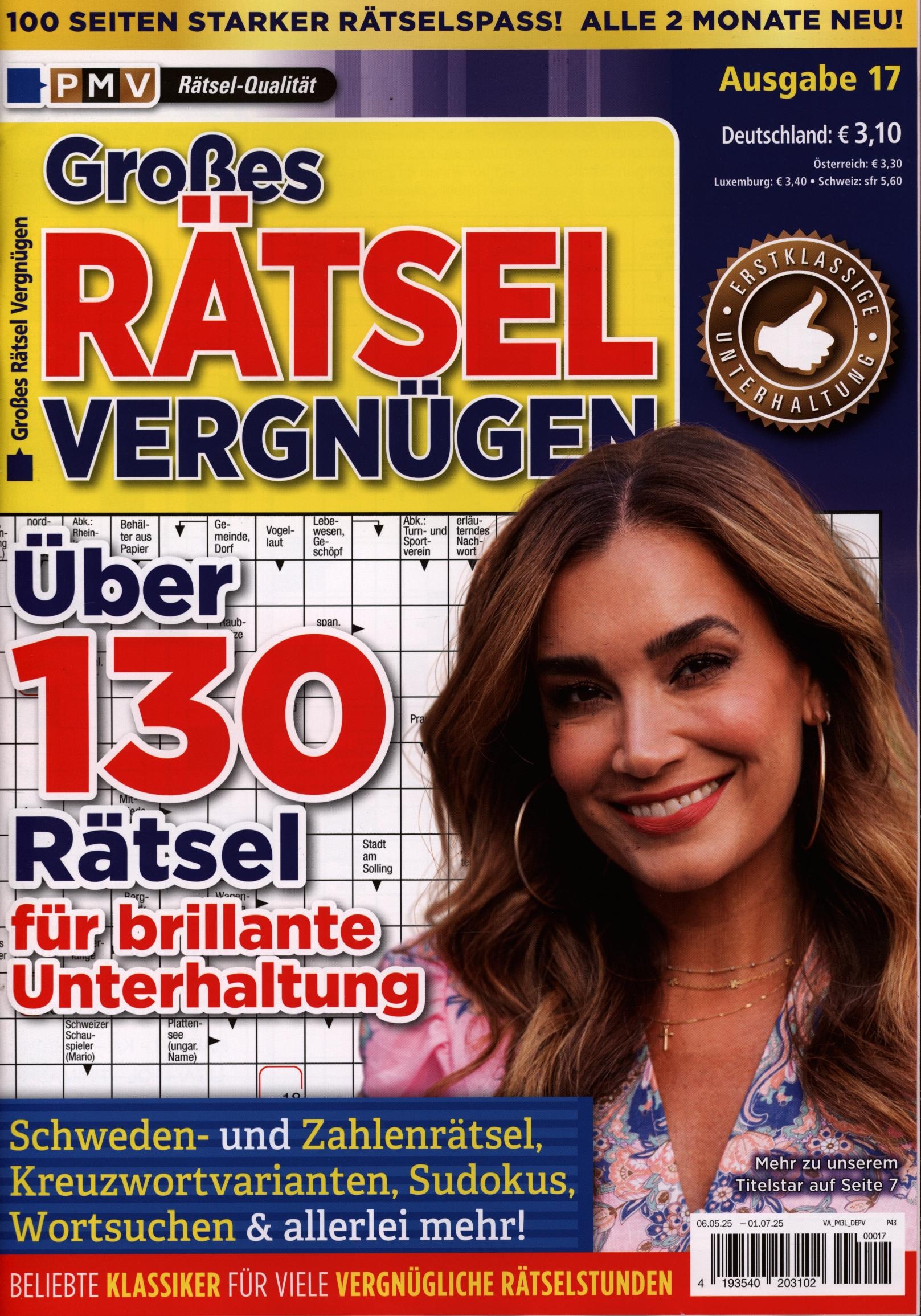 Großes Rätsel Vergnügen 17/2025