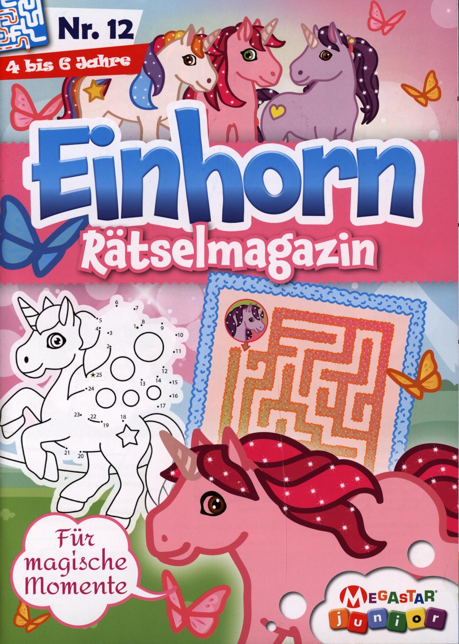 Einhorn Rätselmagazin 12/2025