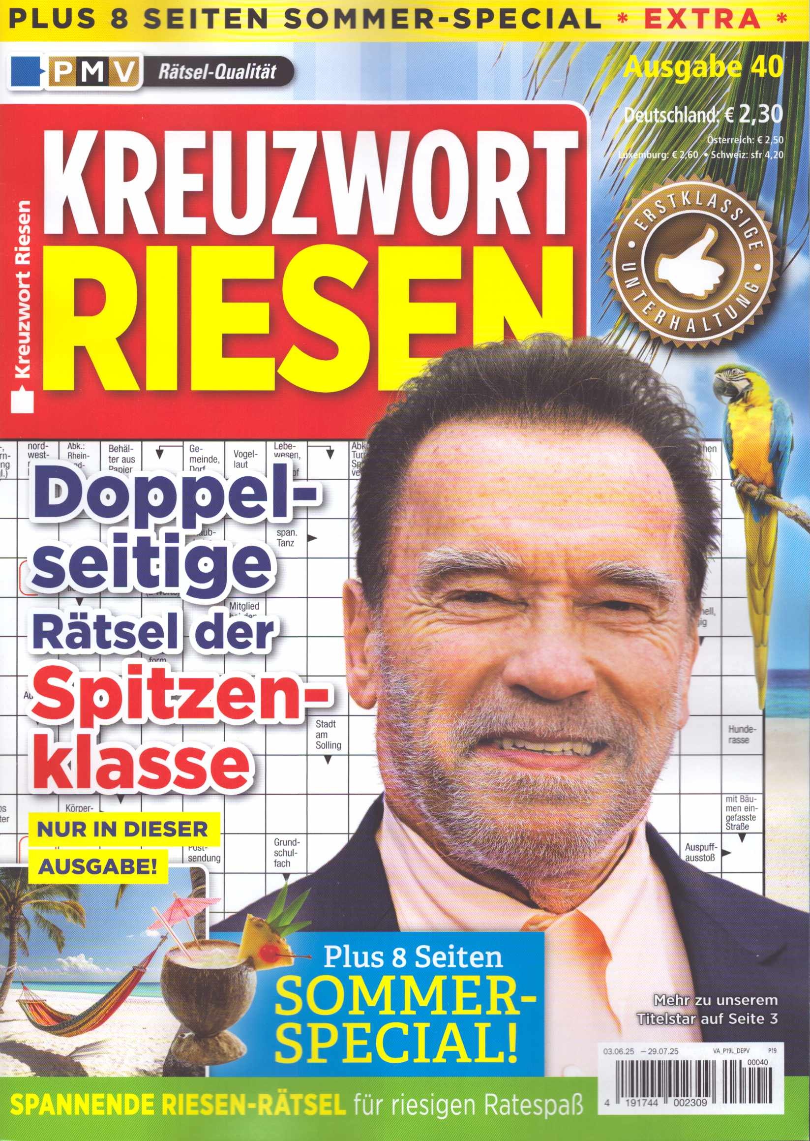 Kreuzwort Riesen 40/2025