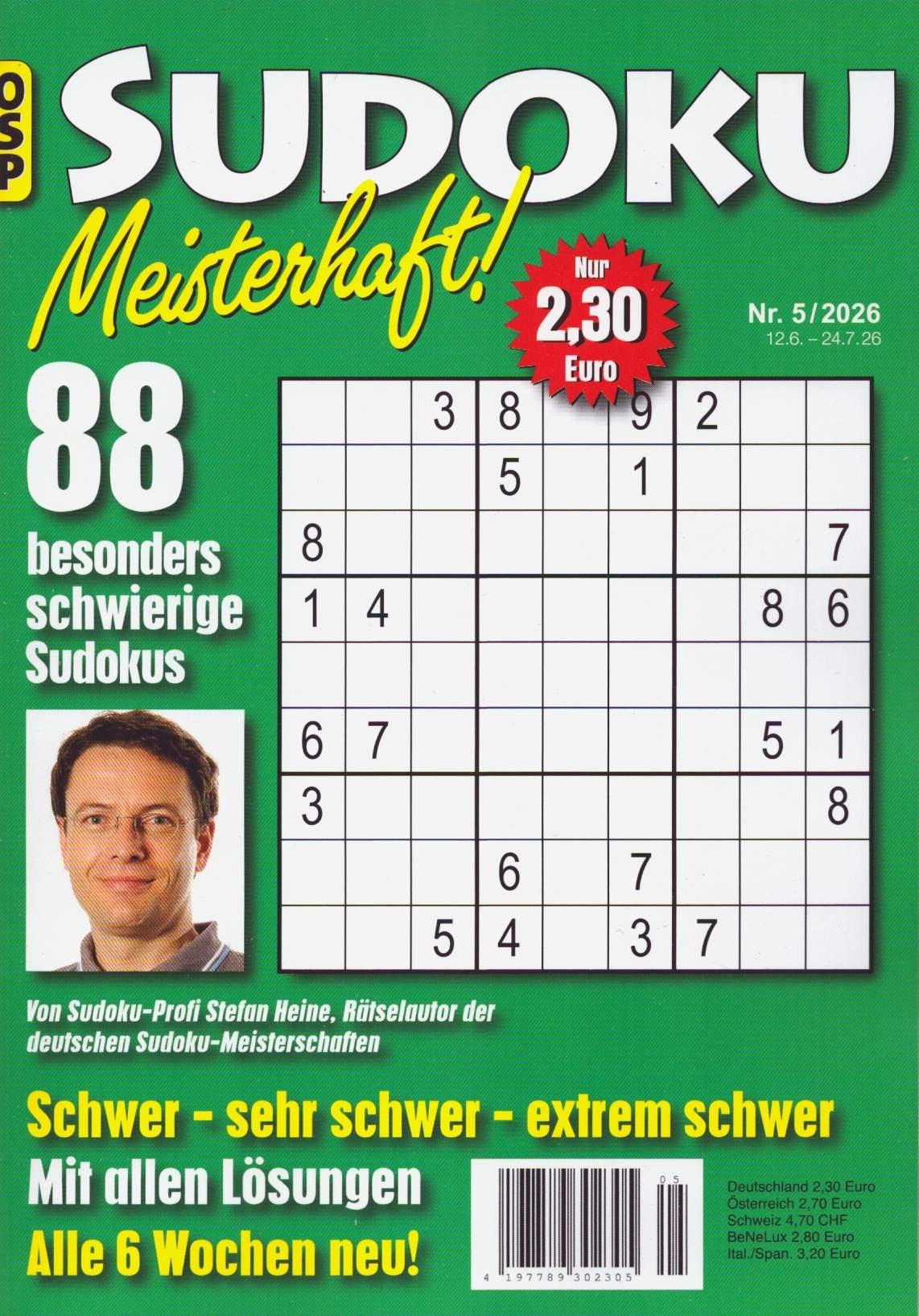 SUDOKU MEISTERHAFT 5/2026