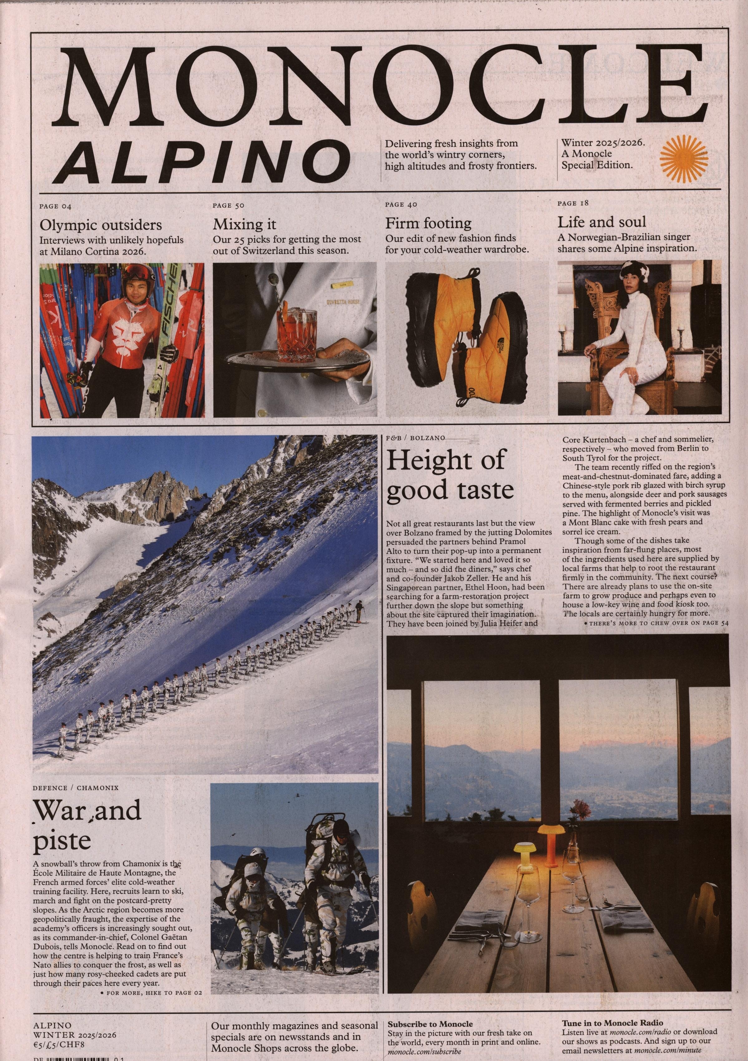 MONOCLE THE ALPINO EDITION 1/2025