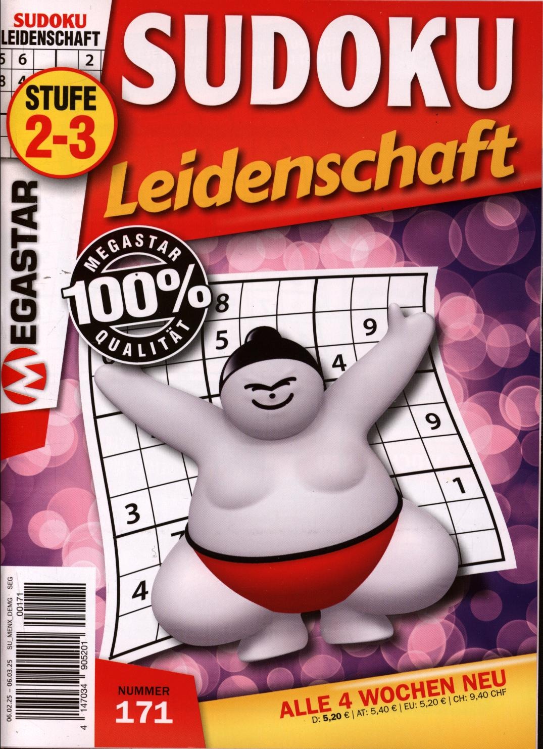 Sudoku Leidenschaft 171/2025