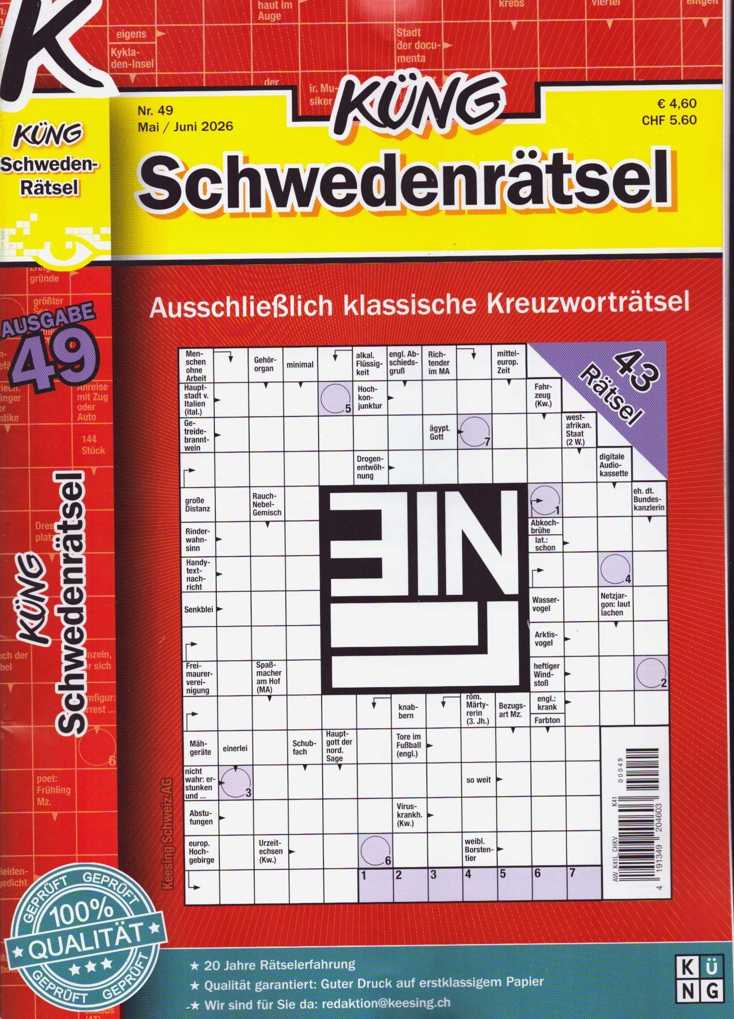 Küng Schwedenrätsel 49/2026