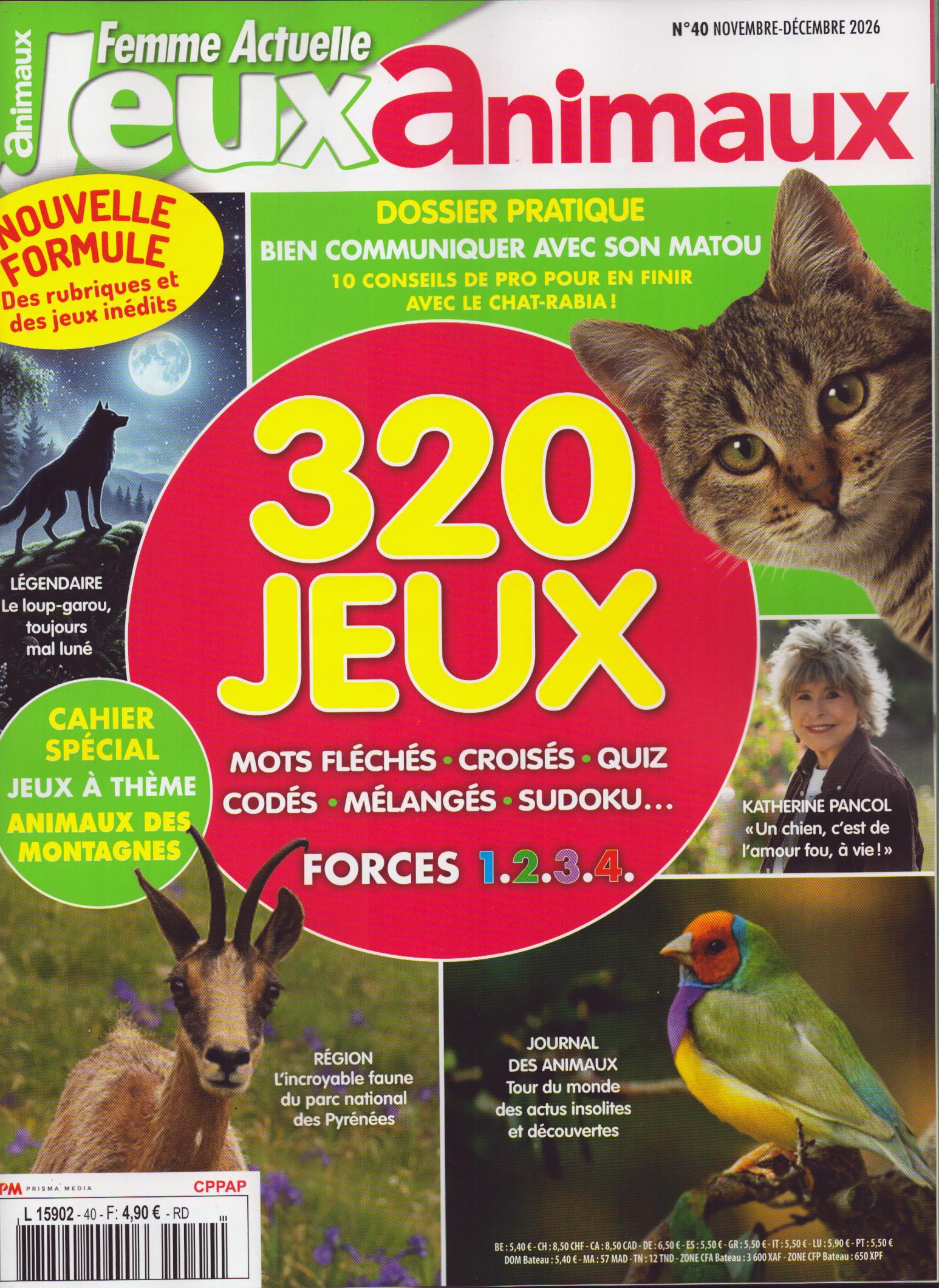 Femme Actuelle Jeux animaux 40/2026