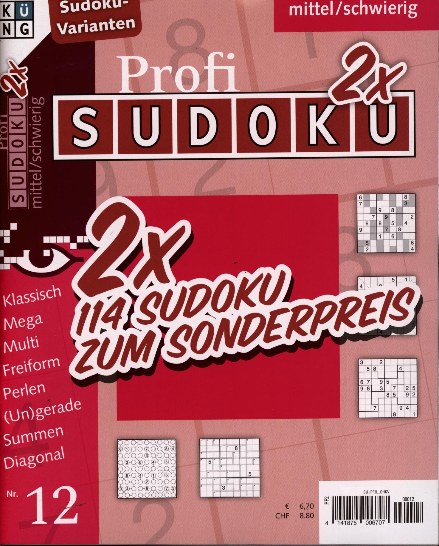 Profi Sudoku 2x 12/2025