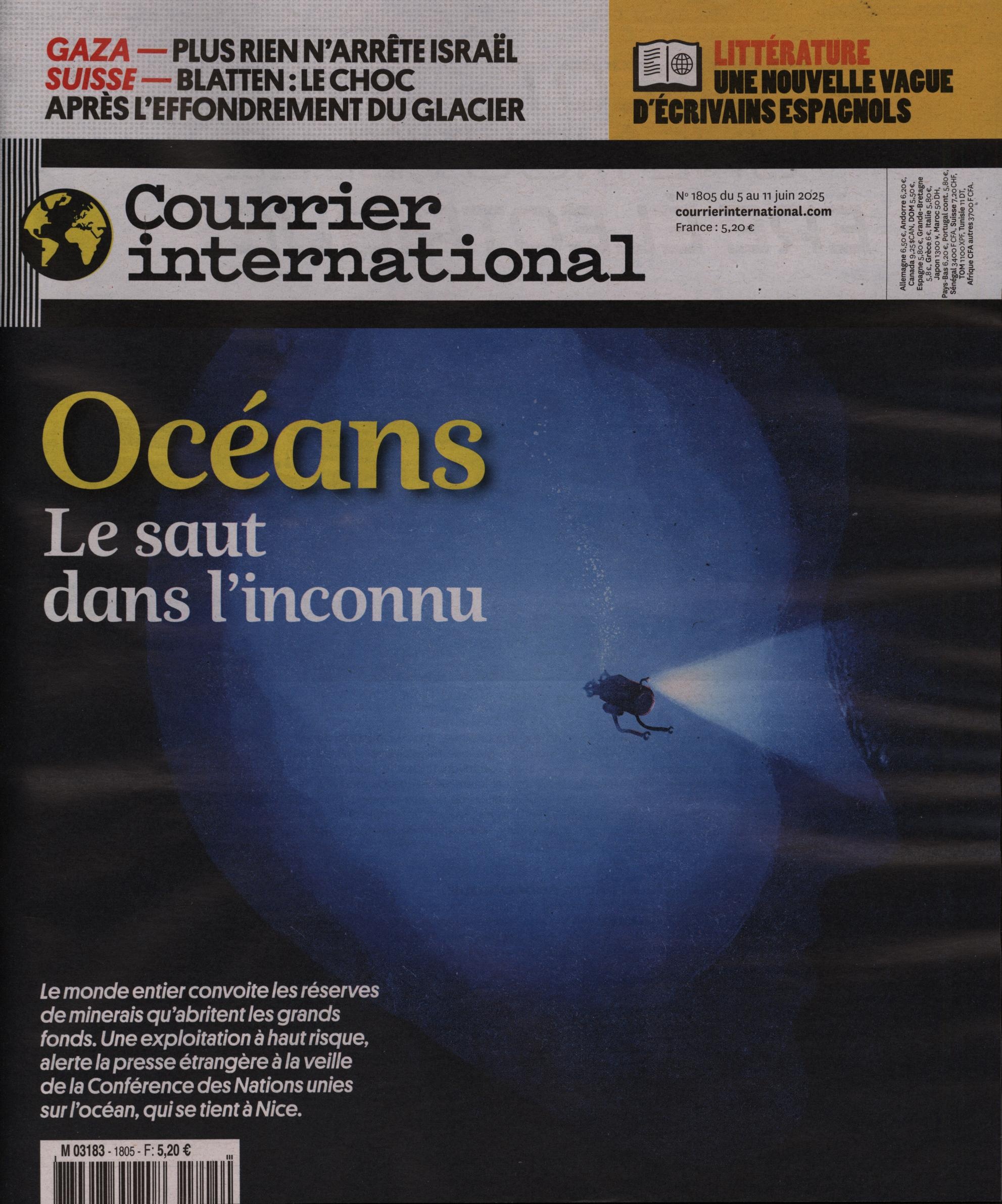 Courrier international 1805/2025