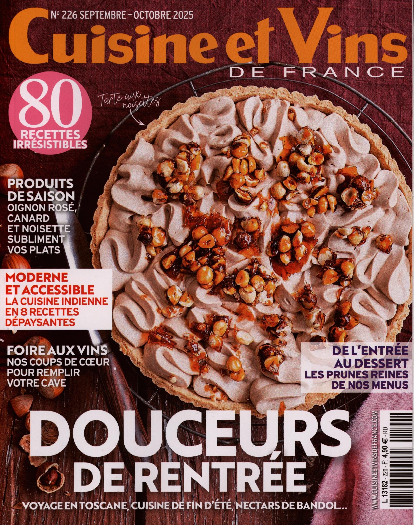 Cuisine et Vins DE FRANCE 226/2025