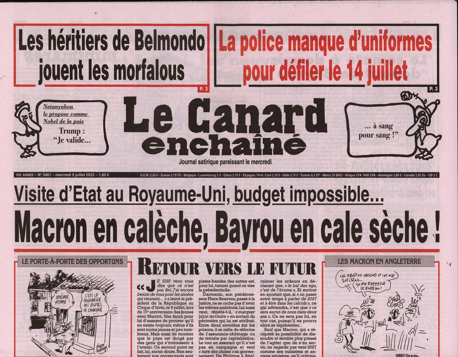 Le Canard enchaîné 5461/2025