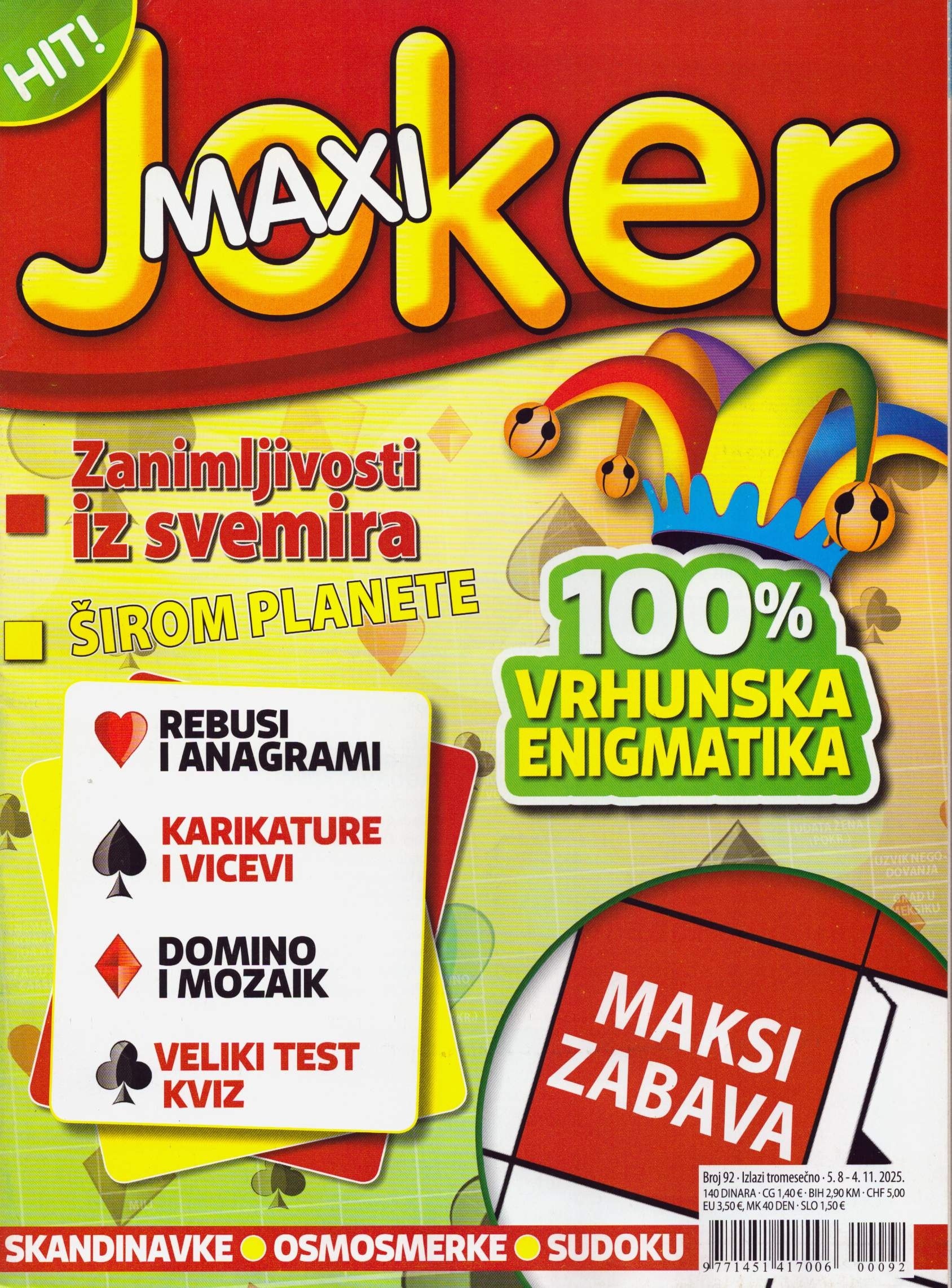 MAXI Joker 92/2025