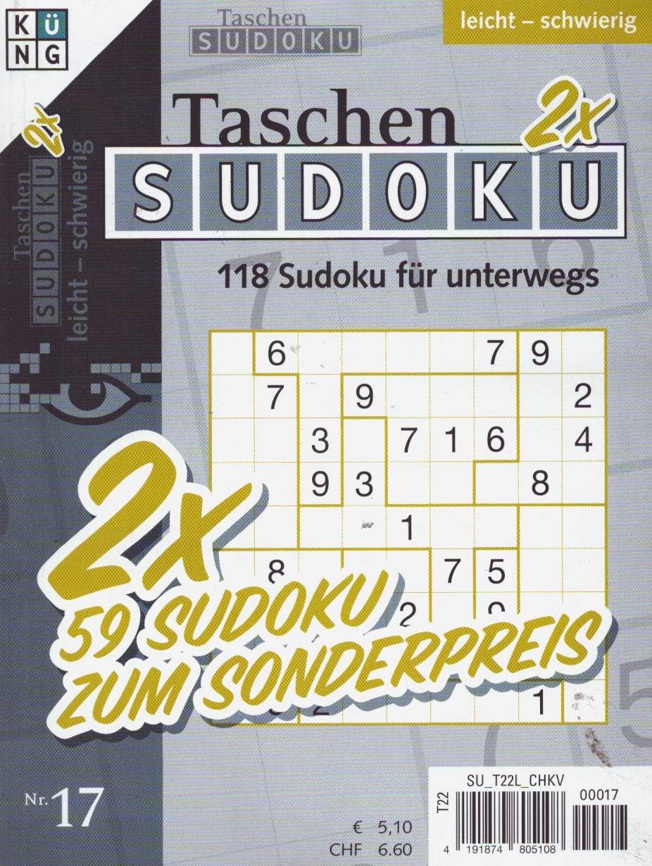 Taschen Sudoku 2x Book 17/2026