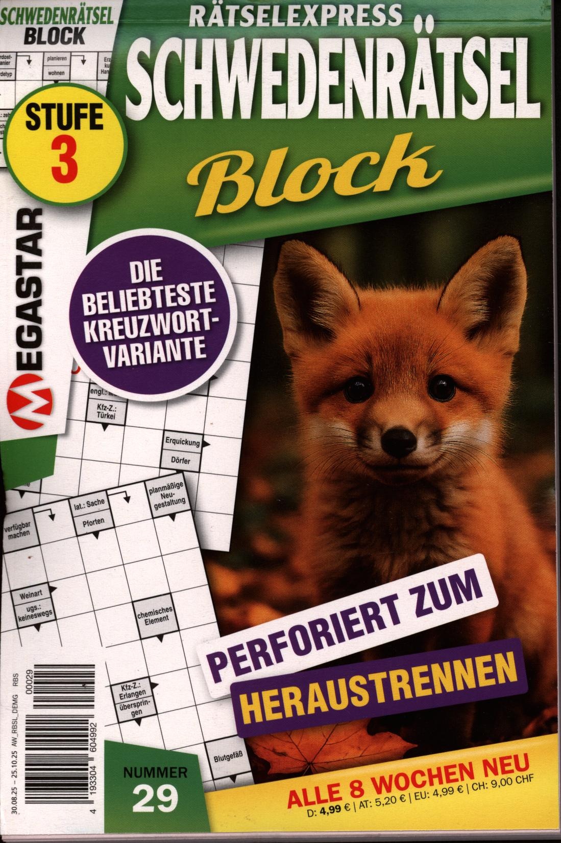 Rätselex.Schwedenrts Blck 29/2025