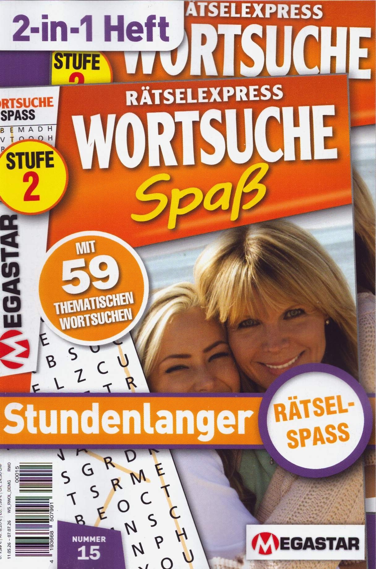 Rätselexpress Wortsuche Spaß Premiumband 15/2026