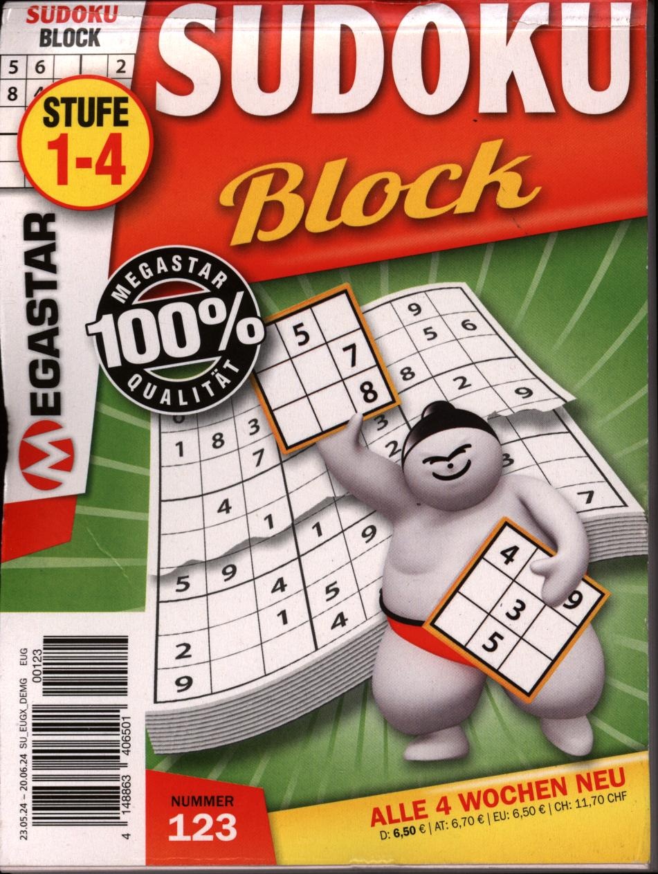Megastar Sudoku Block 123/2024