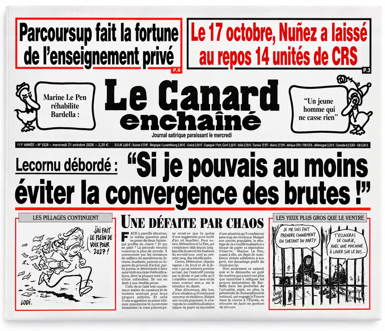 Le Canard enchaîné 5528/2026