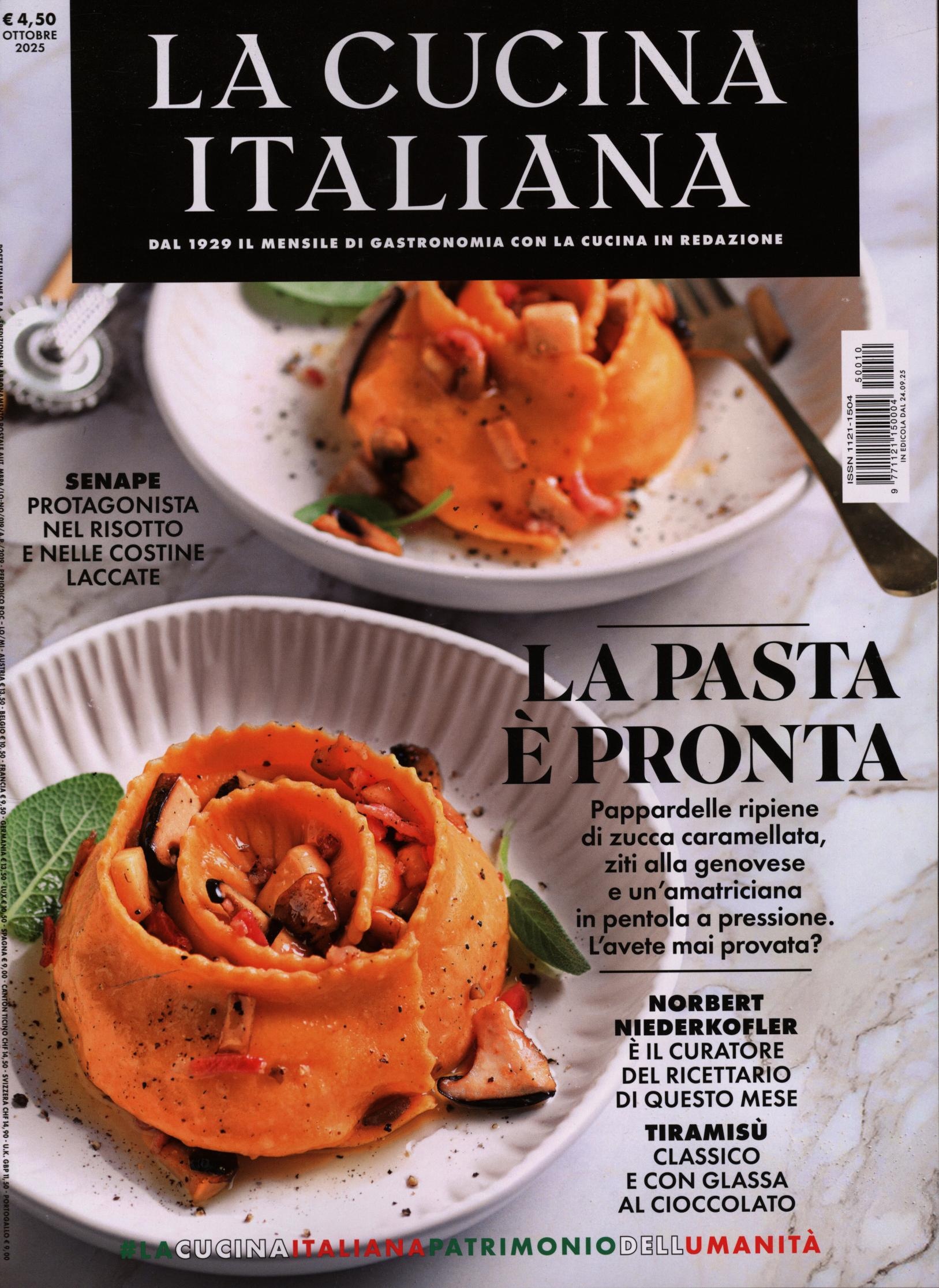 LA CUCINA ITALIANA 10/2025