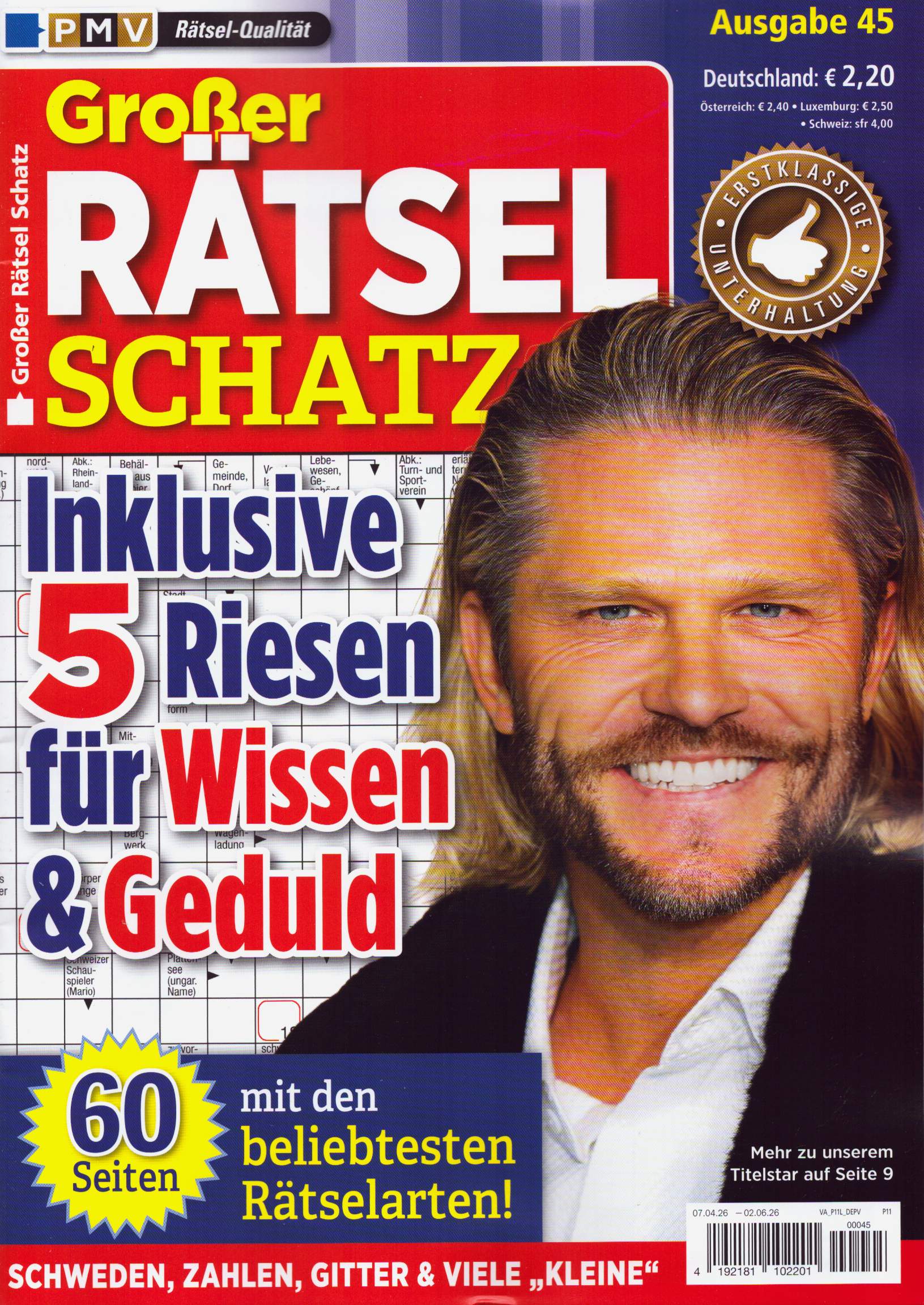 Großer Rätsel Schatz 45/2026