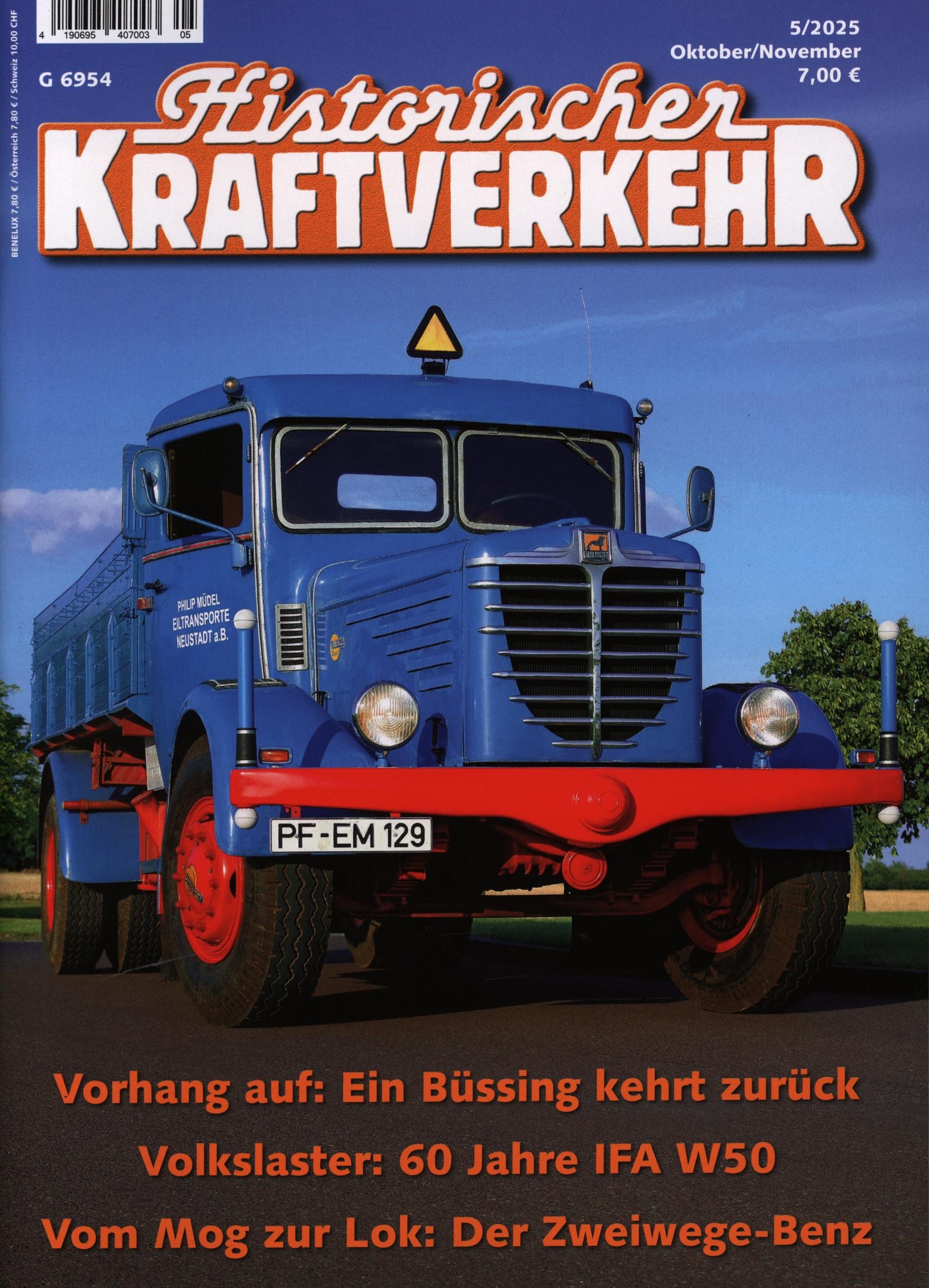 Historischer Kraftverkehr 5/2025