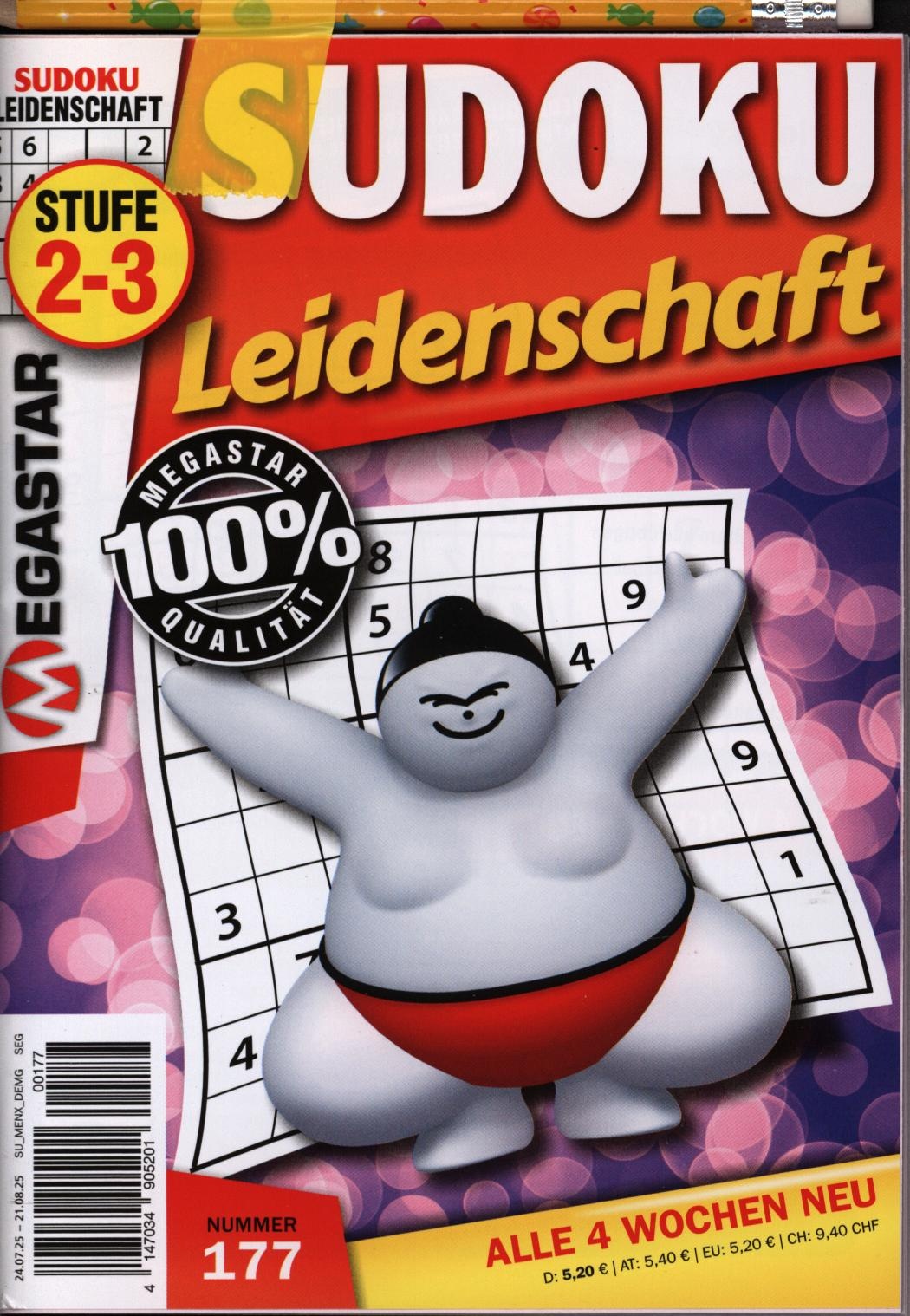 Sudoku Leidenschaft 177/2025