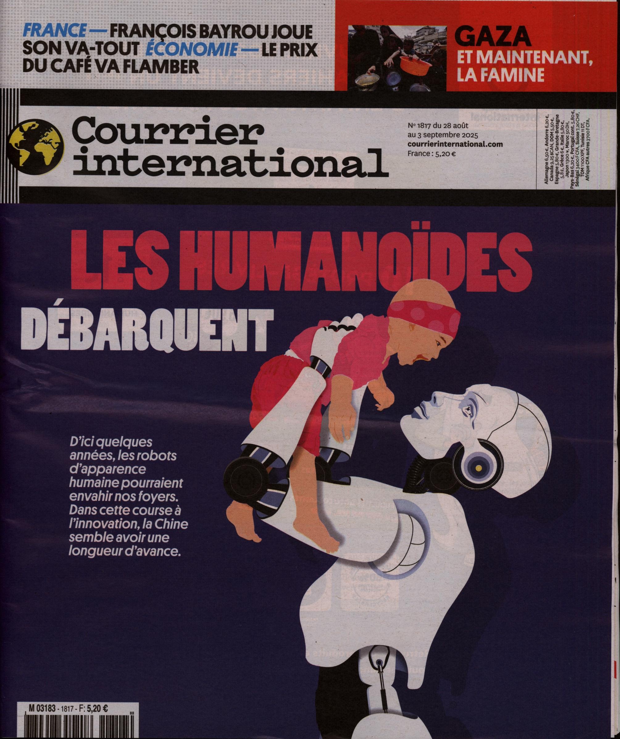 Courrier international 1817/2025