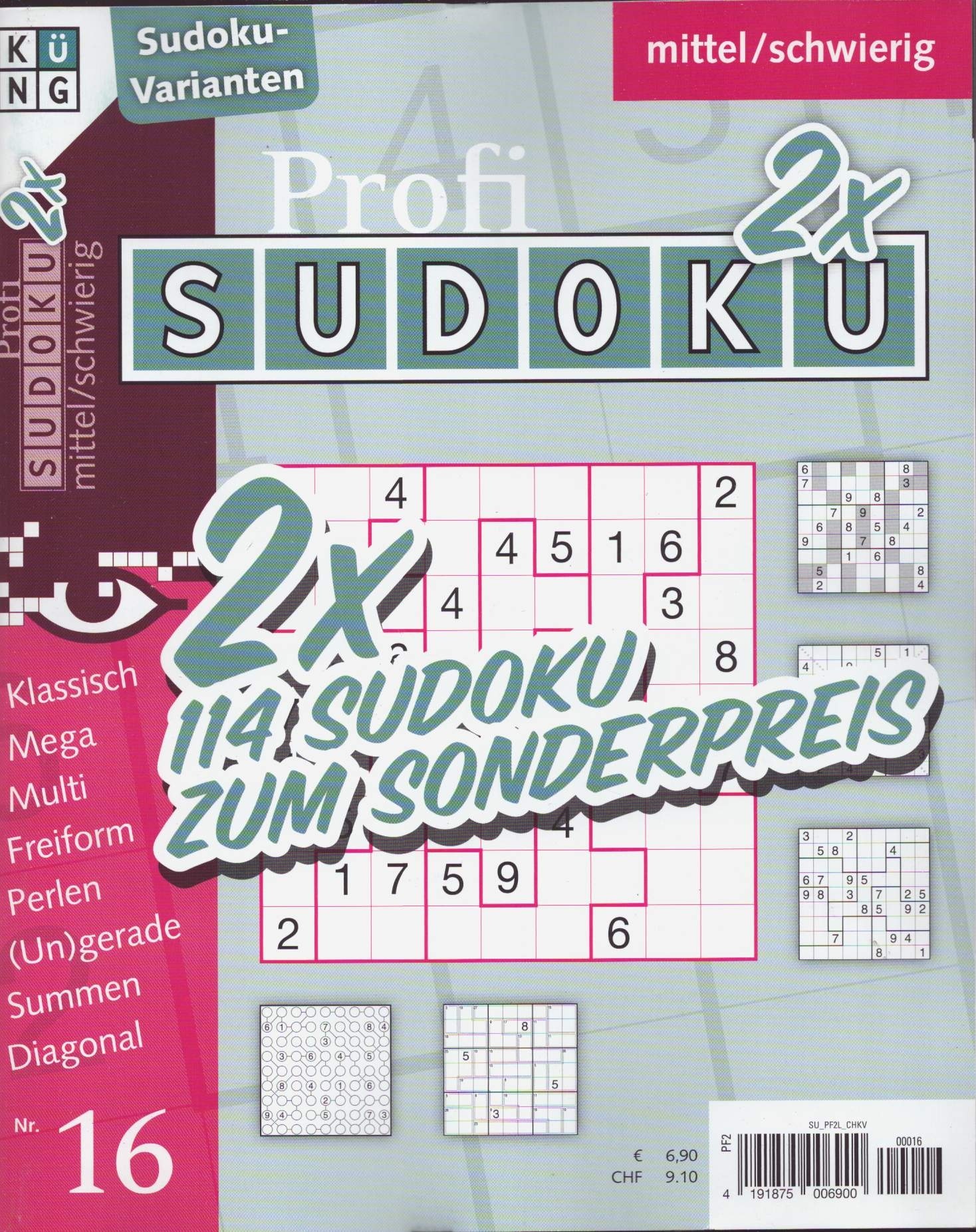 Profi Sudoku 2x 16/2026