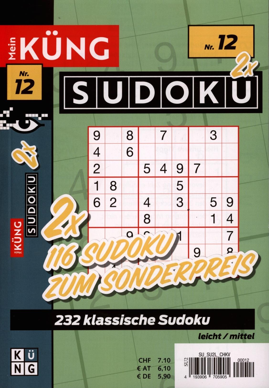 Mein Küng Sudoku 2x 12/2026
