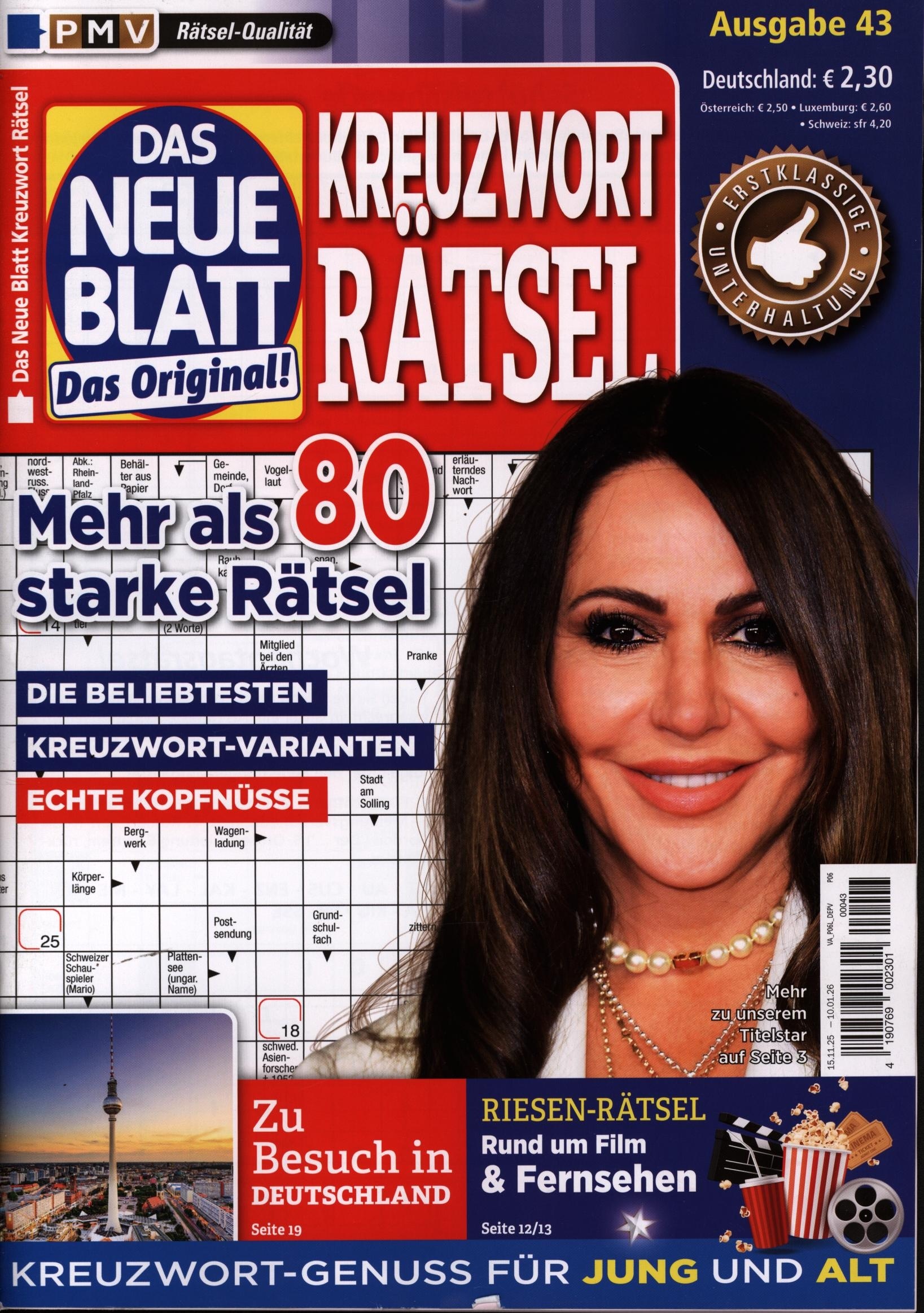 Das neue Blatt Rätsel 43/2025