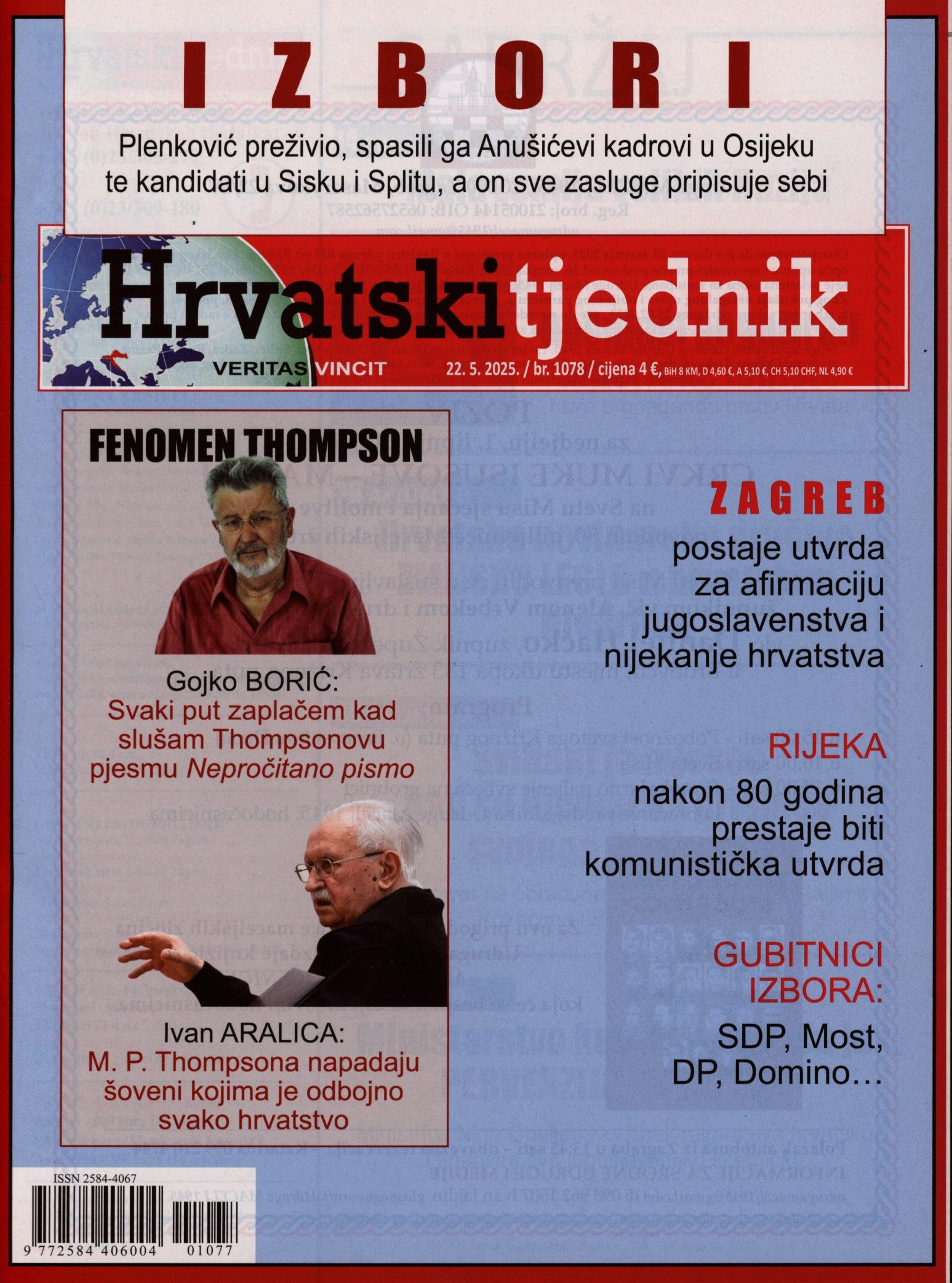 HRVATSKI TJEDNIK 1078/2025