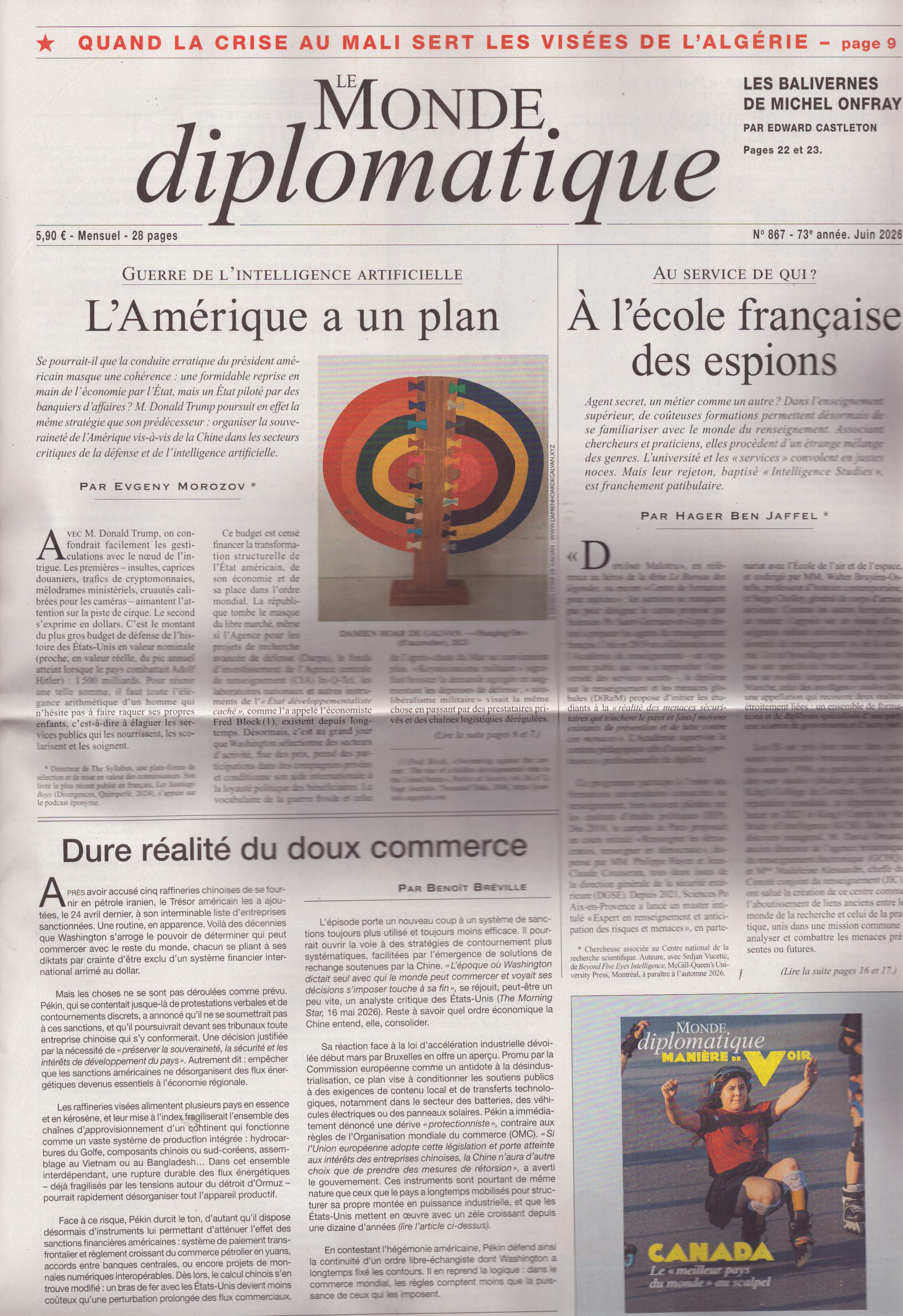LE MONDE diplomatique 867/2026