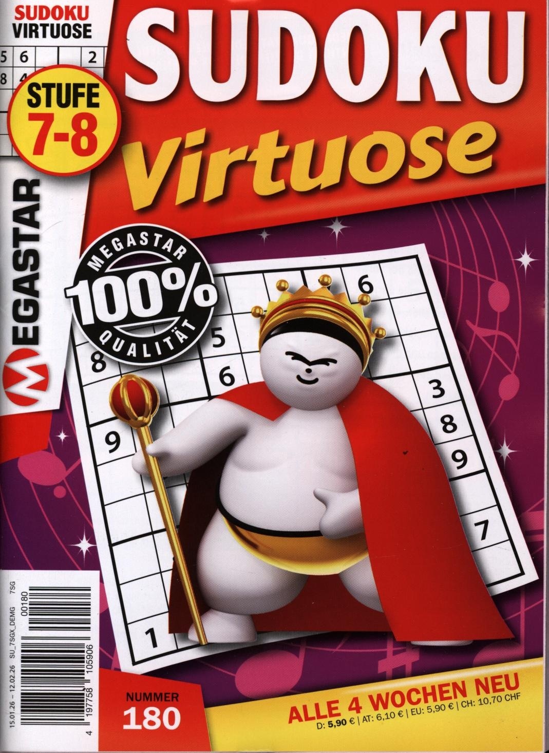Sudoku Virtuose 180/2026