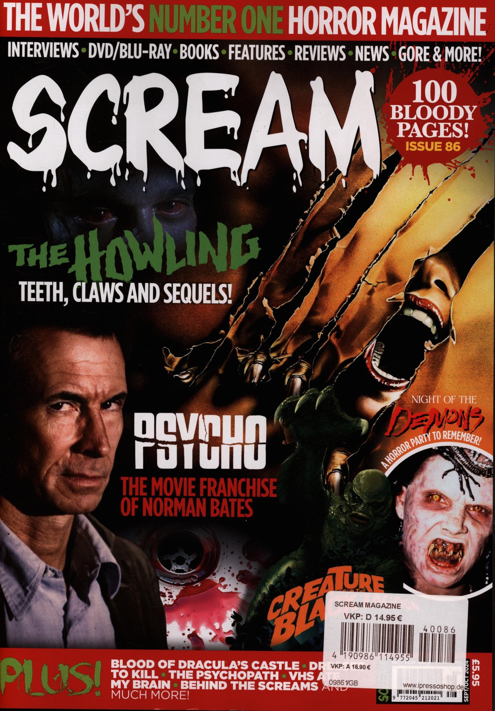 SCREAM MAGAZINE 86/2024