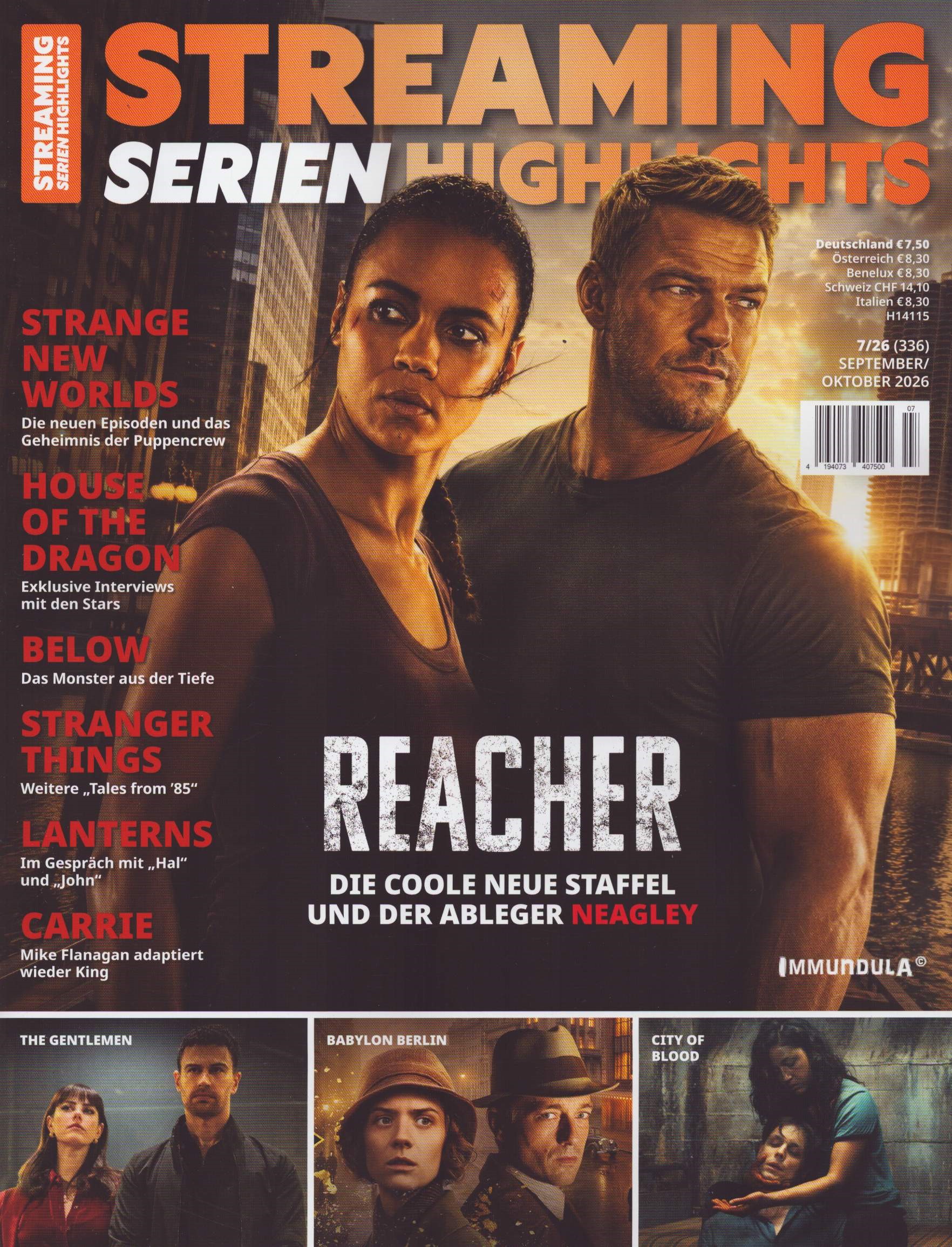 Streaming Serien Highlights 7/2026