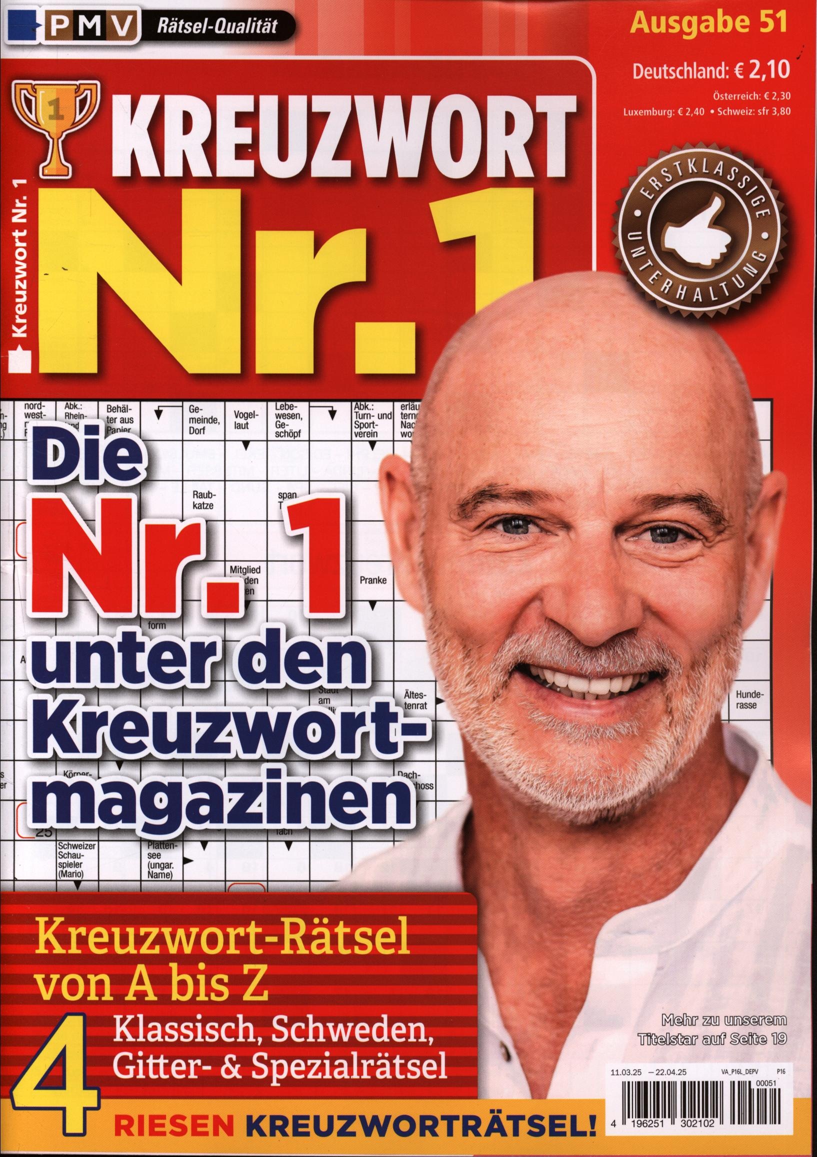 Kreuzwort Nr.1 51/2025